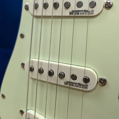Vintage V6-CAB Reissued Series SSS 2023 - Candy Apple Blue image 3