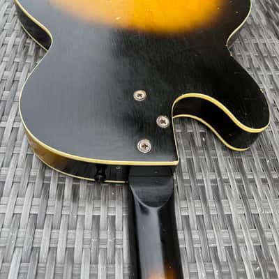 Vintage Harmony H-22 Bass Guitar 1963 - Sunburst image 21