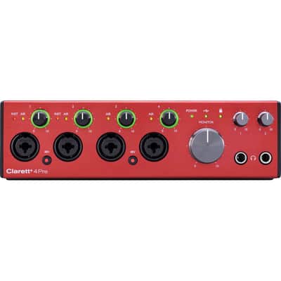 Focusrite Clarett+ 4Pre 18-In 8-Out USB-C Audio Interface - Air Mode Preamps image 2