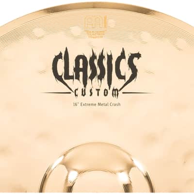 Meinl Classics Custom Crash 16" CC16EMC-B, Extreme Metal - Crash Cymbal image 2