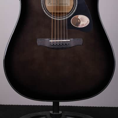Ibanez AAD77CE Dreadnought Acoustic-Electric Guitar - Transparent Black Sunburst image 1
