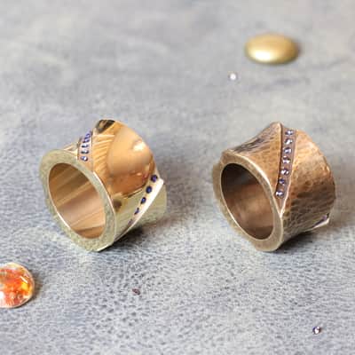 Gen Sax  "SENSATION" Alto Saxophone Ligature Sound Booster | Heavy Mass Ring Ligature Handcrafted | image 2