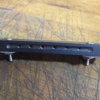 Vintage 1950's 60's Harmony Stella Parlor Cowboy Regal Silvertone Acoustic Guitar Bridge Tailpiece Luthier Parts image 3