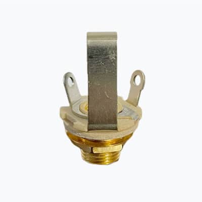 NEW (1) Switchcraft # 11 GOLD 1/4" Input Output Jack 1/4" Mono For Guitar & Bass image 3