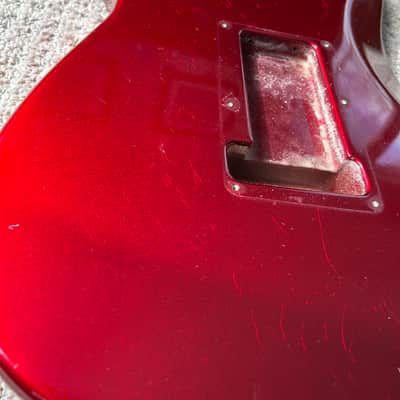 Fender American Vintage '62 Stratocaster Body 1990 Candy Apple Red image 6