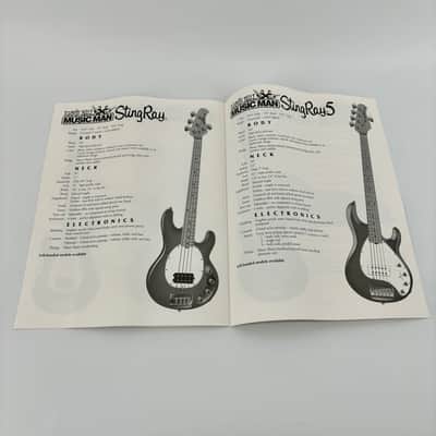 1997 Ernie Ball MUSIC MAN Specifications Catalog [AXIS, Luke, Steve Morse, Albert Lee, Silhouette, StingRay] image 8