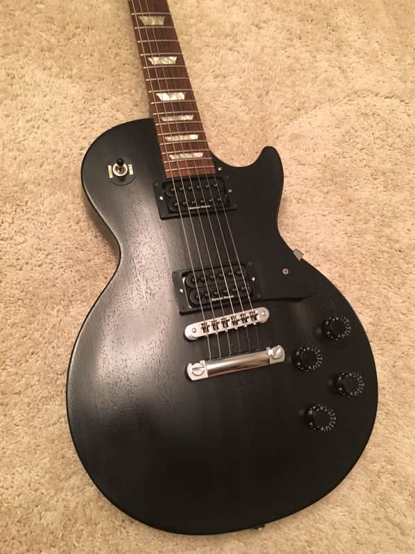 Gibson Les Paul Studio Black Faded With Seymour Duncan Pickups 