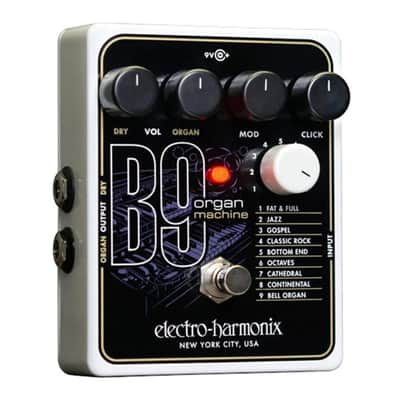 Electro Harmonix B9 Organ Machine Effects Pedal Featuring 9 Presets for Electric Organ Tones, Includes Power Supply Bild 1