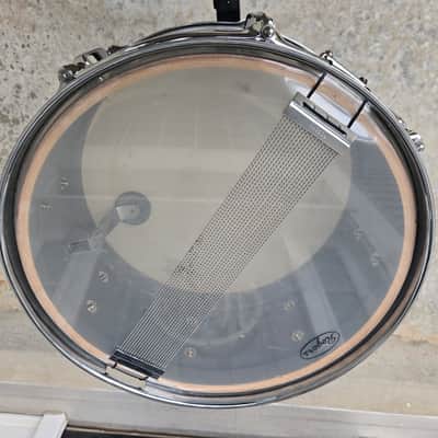 Rogers 6.5x14 wooden snare drum 1960s - white Marine Pearl image 6