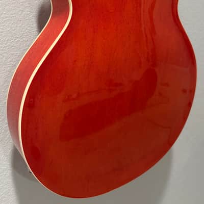 2012 Gretsch G5123B | Limited Edition Electromatic Hollowbody Bass | Orange w/ HSC image 12