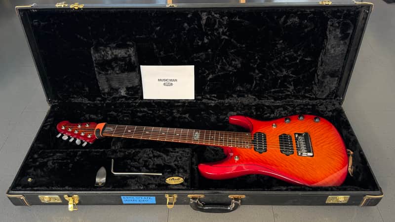 Ernie Ball Music Man JP7  2011 - John Petrucci - Cherry Burst image 1