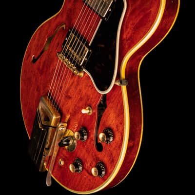 Gibson ES-355 TDC Stereo Sideways Vibrola Cherry 1962 image 7