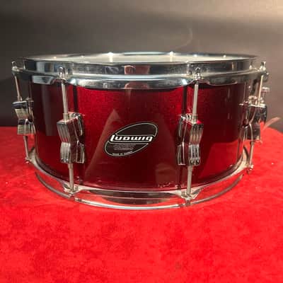 Ludwig Accent Combo 5 Piece Drum Set - Wine Red image 13