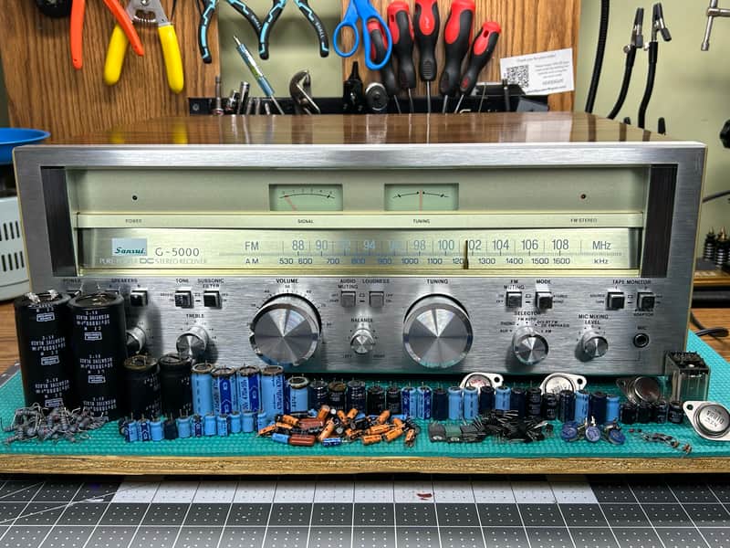 Sansui G-5000 Vintage Receiver - Master-Level 188-Part Restoration - Beautiful!! image 1