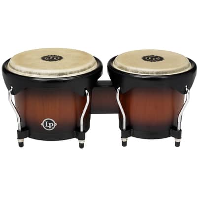LP Latin Percussion LP601NY-VSB City Series Wood Bongos - Vintage Sunburst image 2