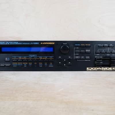 Roland JV-1080 64-Voice Synthesizer Module 1997 Black w/ Power Cable image 2