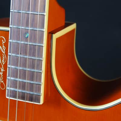 Craven Tenor Guitar 350JLS-AC John Lawlor Signature Tenor Archtop Guitar 2022 - Amber Cream image 17