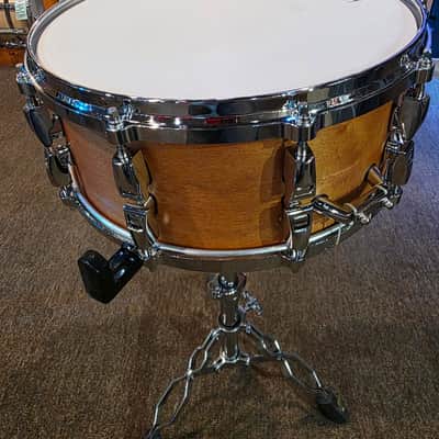 Yamaha AMS-1460 Absolute Hybrid Maple Snare - 6 x 14-inch - Vintage Natural image 2