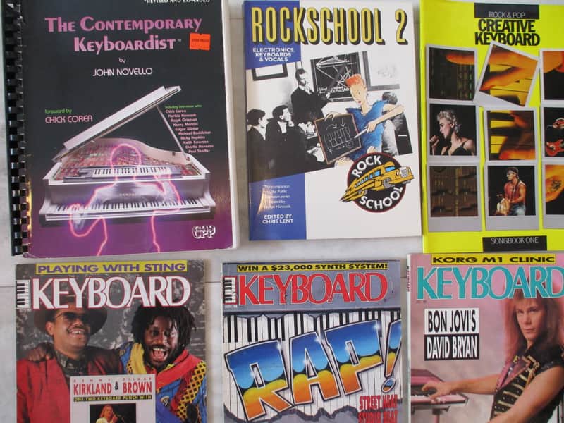 Keyboard Magazine Back Issues and Songbooks 1980's | Reverb
