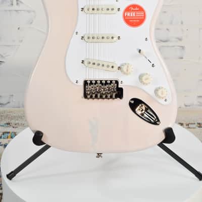 Squier Classic Vibe 50s Stratocaster Electric Guitar White Blonde With Gig Bag image 1