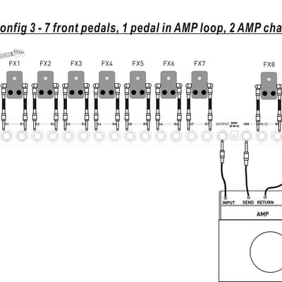 MOEN GEC8 Jr-Ver-3 NEW RELEASE 2019 Pedal Switcher Commander Guitar/Routing System AMP Sw/ing image 7