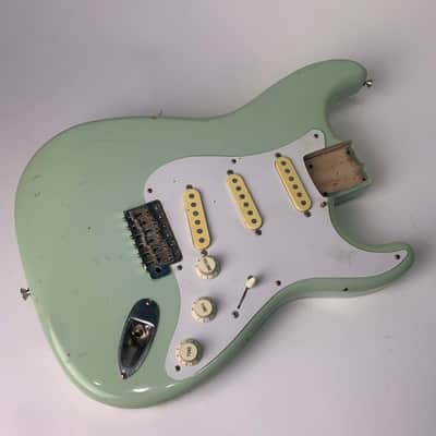 Fernandez Stratocaster body Strat Billie Joe Blue Green Day image 12