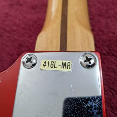 Arbor 416L-MR Lefty Strat copy 1980s - Metallic Red - Made in Korea image 7