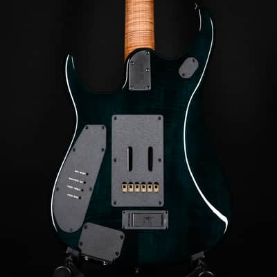 Ernie Ball Music Man JP15 Emerald Glow w/ Roasted Figured Maple Neck *Miami Guitar Exclusive* 2024 (H06726) image 3