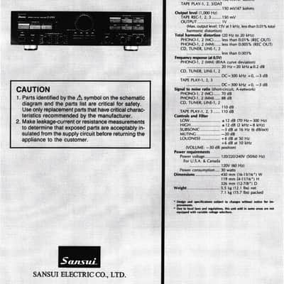 Sansui C-2102 Stereo Preamplifier * Mint Condition * image 9