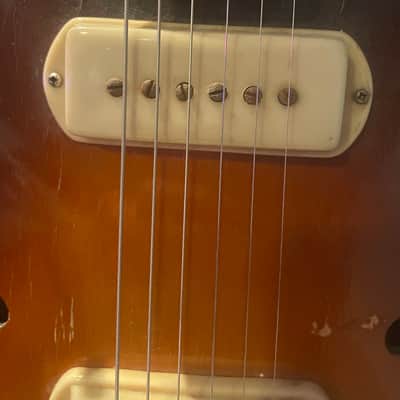 Guild Slim Jim T-100D 1959 - Sunburst image 7