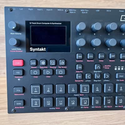 Elektron Syntakt 12 Track Drum Computer & Synthesizer 2022- Present - Black image 4