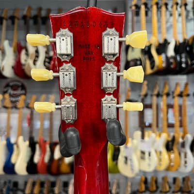 Gibson   Les Paul Traditional Plus 2011 Cherry Sunburst High Flamed Top image 5