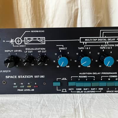 URSA MAJOR SPACE STATION SST-282 Digital Delay Reverb Effect Unit Vintage Rare image 3