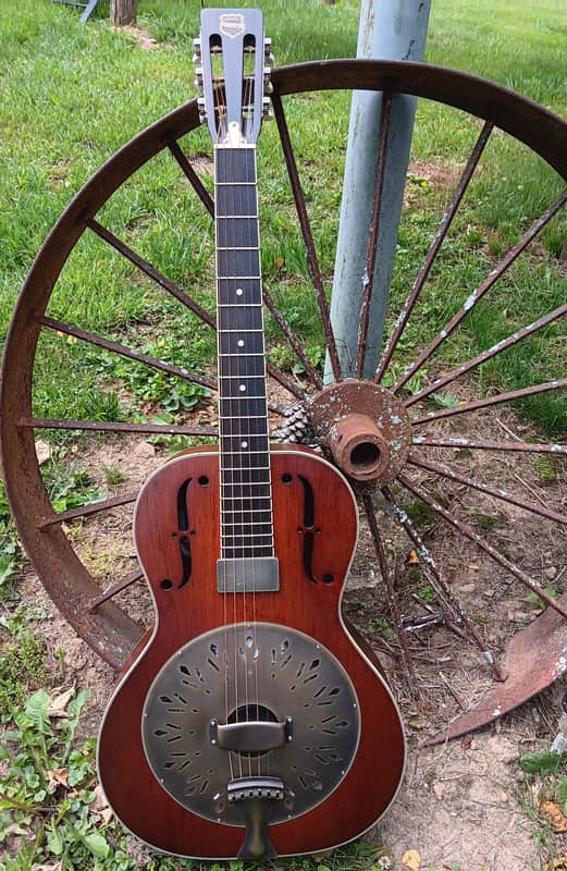 National El Trovador 2008 Mike Dowling Case Reso Mahogany image 1