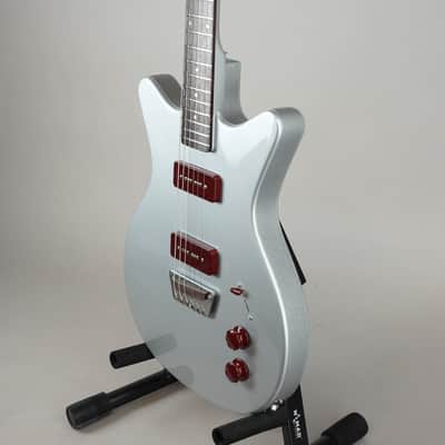 Danelectro Dan O. Mano Electric Guitar - Silver image 4