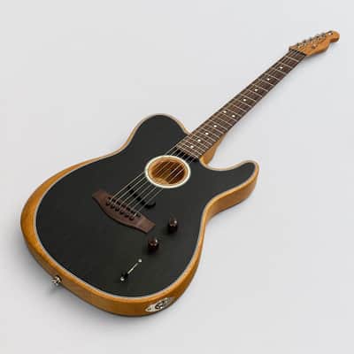 Fender Acoustasonic Player Telecaster Acoustic-Electric Guitar - Brushed Black image 11