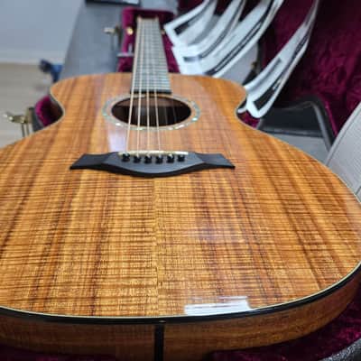 Taylor K-22 PRESENTATION 1998 TIME CAPSULE CASE QUEEN 00 Grand Concert American USA Custom Shop Masterbuilt AAAAA FLAME KOA Master Built K22 Acoustic Guitar Presentation Series 1 of 1 RARE Presentation Series image 7
