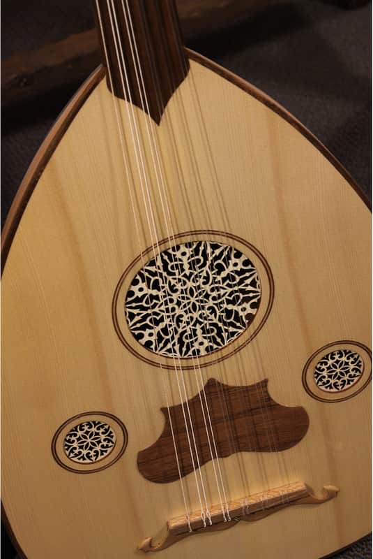 Mid-East Turkish Oud - Walnut w/ Gig Bag image 1