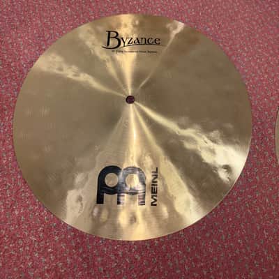 Meinl Byzance Traditional Extra Hammered Hi Hat Cymbals 14" image 3
