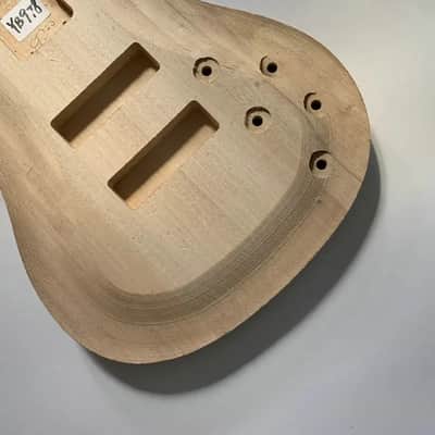 Unfinished Basswood 4 String Bass Body DIY Project image 3