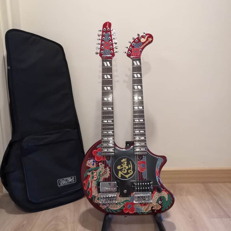 2005 Fernandes ZO-3 TWO HEAVEN Double Neck MIJ Rare Jimmy Page image 1