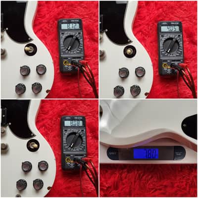 Burny RSG-60 '63 Revival Series - SG Standard - 1990-1992 - Snow White - Original VH-1 Pickups - Made In Japan MIJ image 24