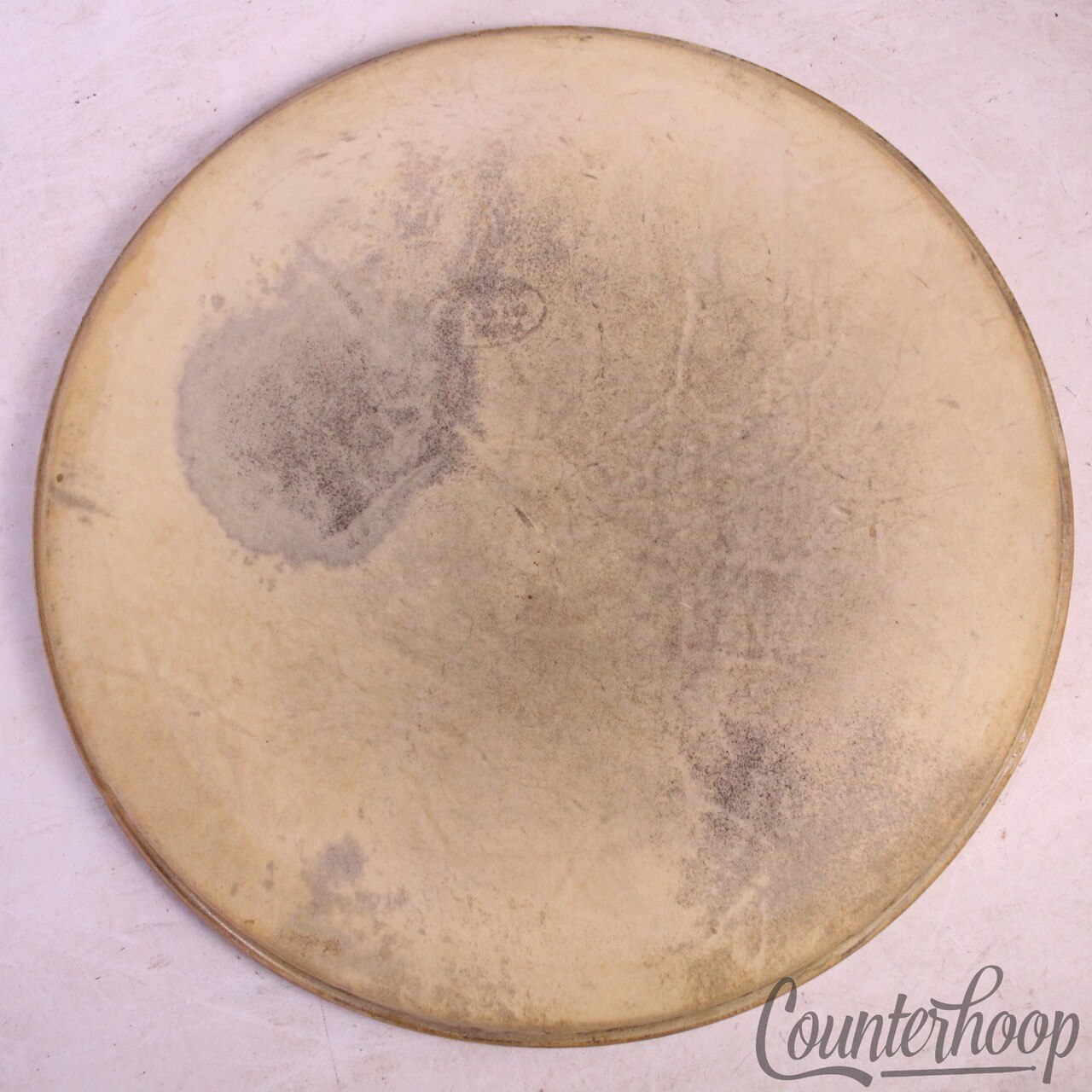 Slingerland Snare/Tom Radio King 14"Calf Skin Drum Head Batter/Resonant 50s USA — main photograph