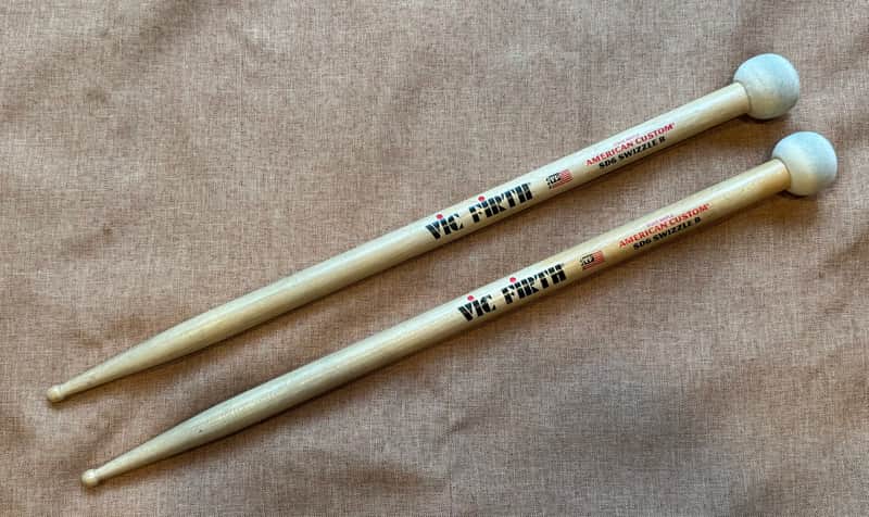 Vic Firth American Custom Bolero Mallet Swizzle Sticks Nylon Tips image 1