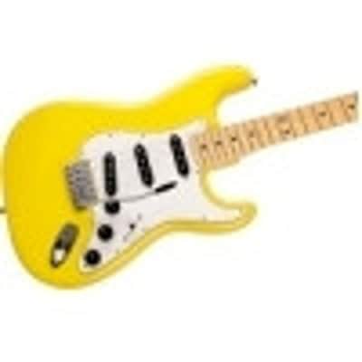 Fender Made in Japan Limited International Color Stratocaster Guitar, Maple Fingerboard, Monaco Yellow w/ Gig Bag image 3