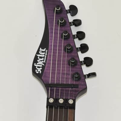 Schecter Banshee GT FR Guitar Satin Trans Purple B-Stock 0436 image 4