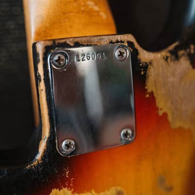Fender Precision Bass 1965 L-Series Sunburst OHSC image 5