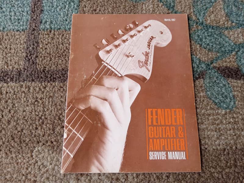 Vintage March 1967 Fender Service Manual for Guitars and Amplifiers! Rare, Original Case Candy! image 1