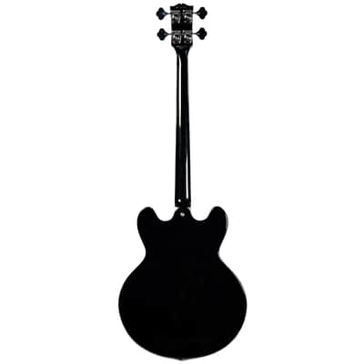 Gibson Memphis ES-335 Bass Ebony NH Floor Model image 5