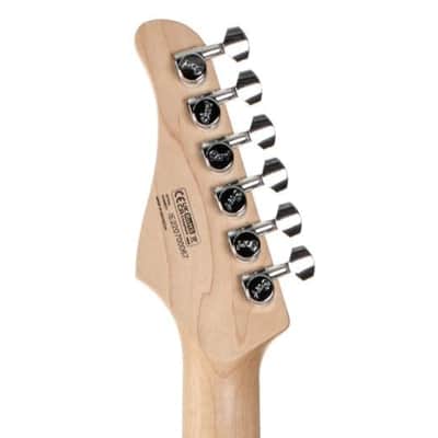 Cort G250SMEG G Series 250 Spectrum Double Cutaway Electric Guitar. Metallic Green image 8